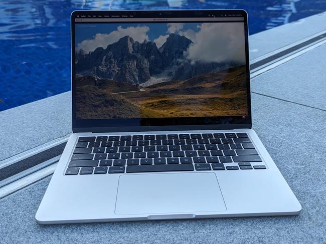 MacBook Air M3. Picture: Lauren Chaplin.