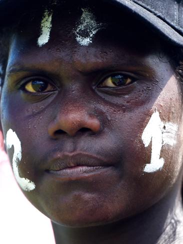 Muluwurri Magpies fans cheer on their team. PICTURE: Elise Derwin