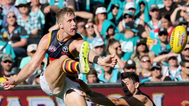 Shaun McKernan didn’t fire at the Crows. Picture: Simon Cross