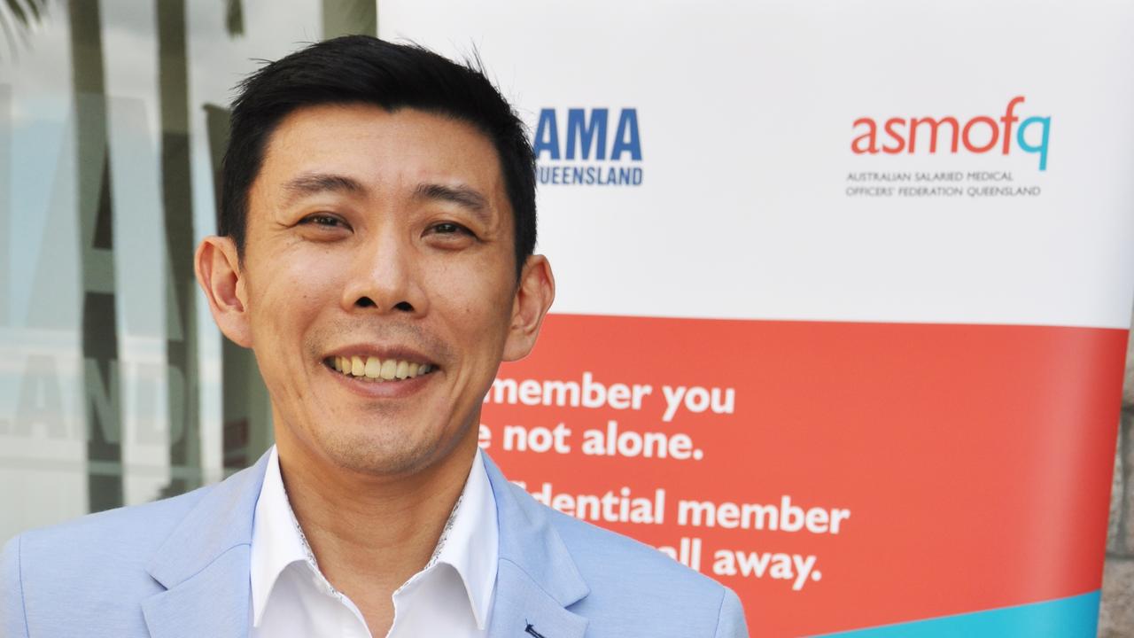 Anaesthetist Dr Hau Tan, the vice-president of the Australian Salaried Medical Officers' Federation Queensland. Photo: Supplied.