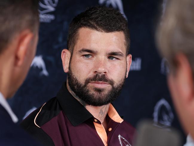 Adam Reynolds during a news conference at The Battle Luncheon, Brisbane. Picture: Liam Kidston