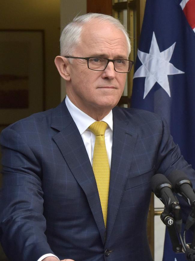 ‘Miserable ghost’ Malcolm Turnbull. Picture: Mark Graham/AFP