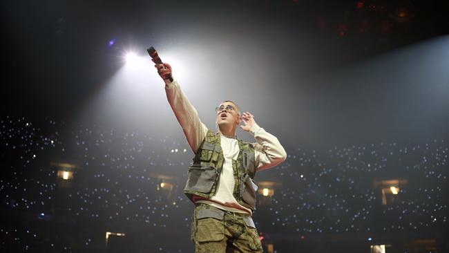 Bad Bunny has been Spotify’s most-streamed artist for two years straight. Photo: Getty