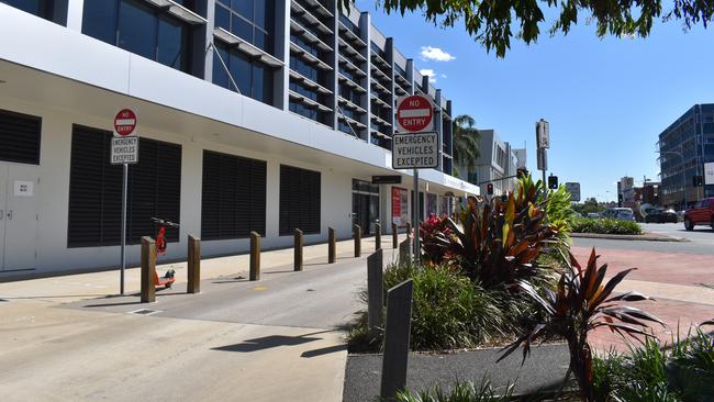 The bus only lane from Quay Street to Fitzroy Street.