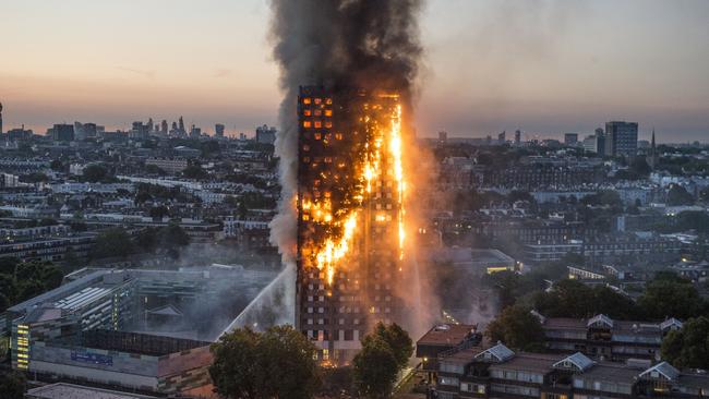 Cladding had been attached to the Grenfell Tower in a recent refurbishment. Picture: Jeremy Selwyn / Evening Standard