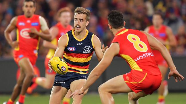 Jordan Gallucci in action against Gold Coast. Picture: Daniel Kalisz/Getty Images