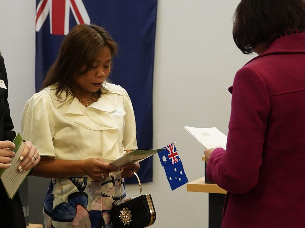 Roselyn Algabre South Burnett citizenship ceremony June 2024