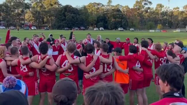 Birdwood football club toast victory