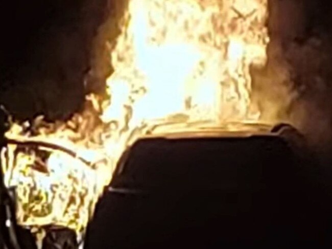 Police are investigating an alleged arson of a stolen car in Kuraby on October 15