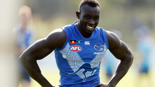 North Melbourne’s Majak Daw earlier this year. Picture: Getty Images