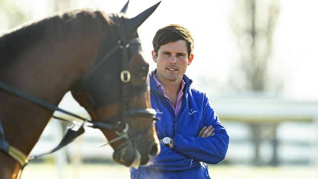 James Cummings looks on during training at Goldolphin’s private training facility at Agnes Banks. Picture: Getty Images