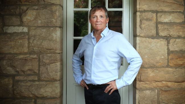 Sydney Festival chairman David Kirk at his home. Picture: John Feder.