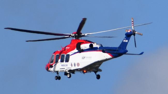 The Queensland Government Air (GQAir) departing Ingham Hospital in this file photo. Picture: Cameron Bates