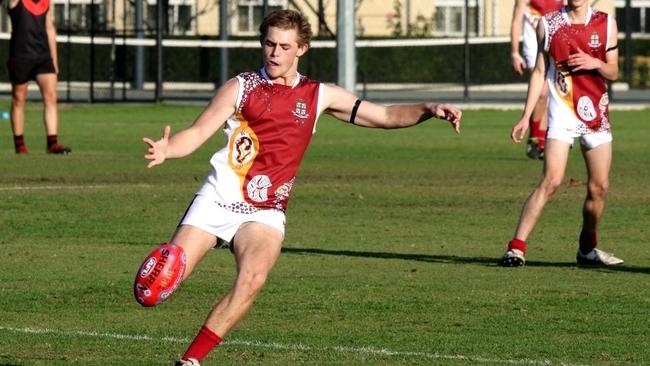 Prince Alfred College/North Adelaide rising star and AFL potential draftee Jamison Murphy. Murphy was one of the country’s best young cricketers before quitting the sport to focus on football last year. Picture: Peter Argent