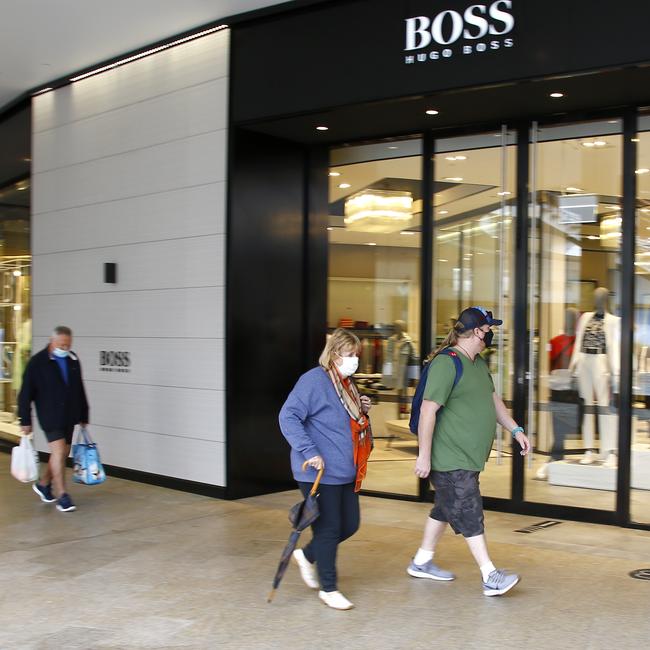 Day 2 in lockdown. Closed shops at a deserted Pacific Fair. Picture: Tertius Pickard