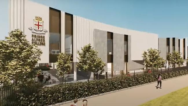 Architect renders of the proposed new preparatory school redevelopment at Prince Alfred College. Picture: Supplied