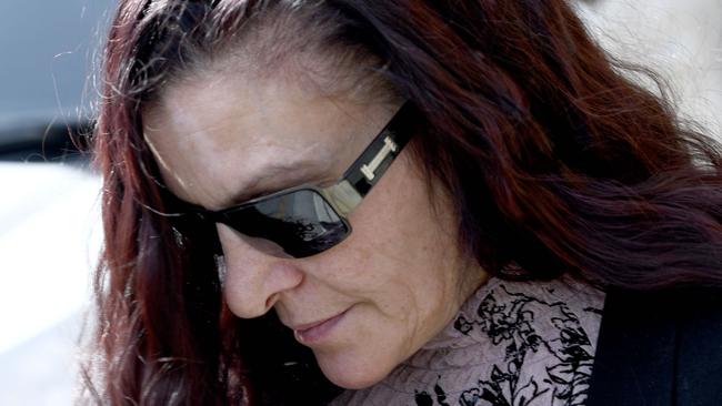 Patricia Tirimacco outside the Adelaide magistrates court. She is charged with assaulting a disabled boy in her care. Picture: NCA NewsWire / Naomi Jellicoe