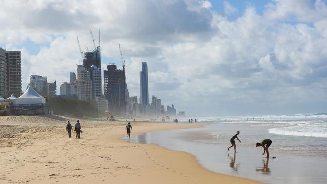 Commonwealth Games 2018. Empty beach. Picture: NIGEL HALLETT