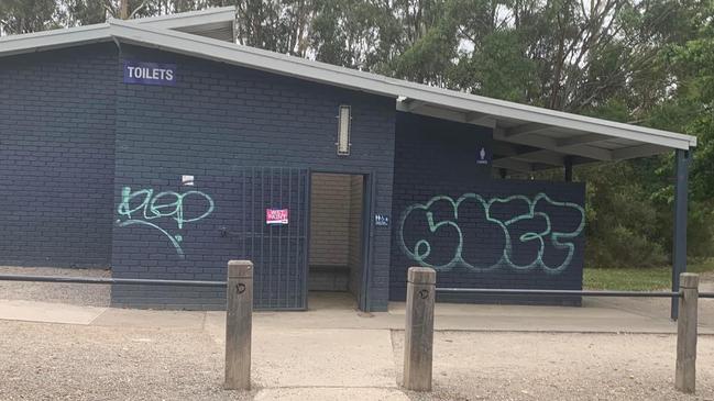 Thugs targeted the toilet blocks at Tirhatuan Park. Picture: Supplied