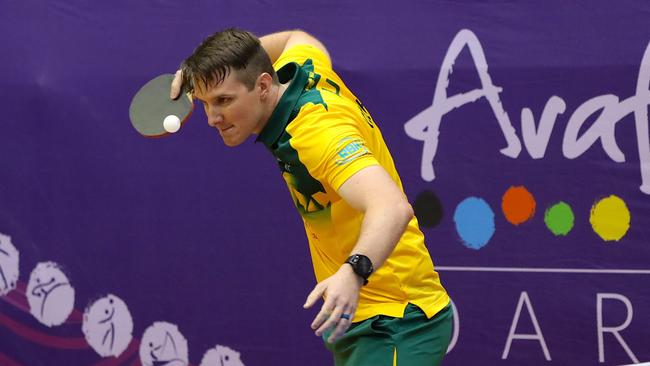 Rockhampton's Joel Coughlan has been named co-captain of the Australian Para-table tennis squad for the Tokyo 2021 Paralympic Games. Photo: Table Tennis Australia