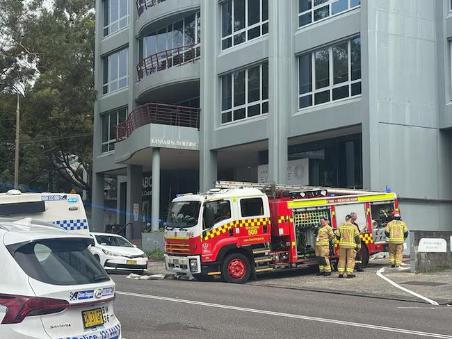 There has been a mass evacuation after several explosions and a fire in The Central Coast of New South Wales. Picture: ABC