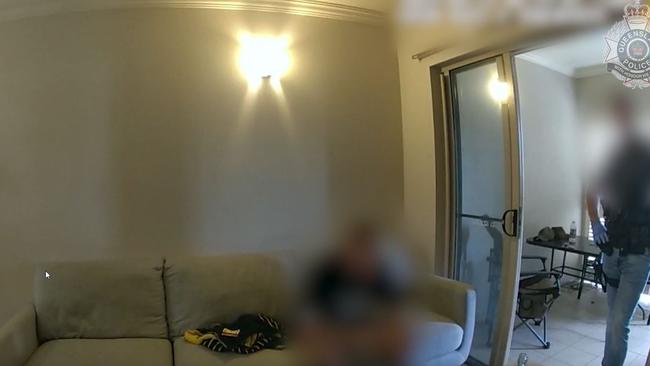 Police allegedly found 350g of meth at his apartment in a raid on September 12. Picture: Supplied