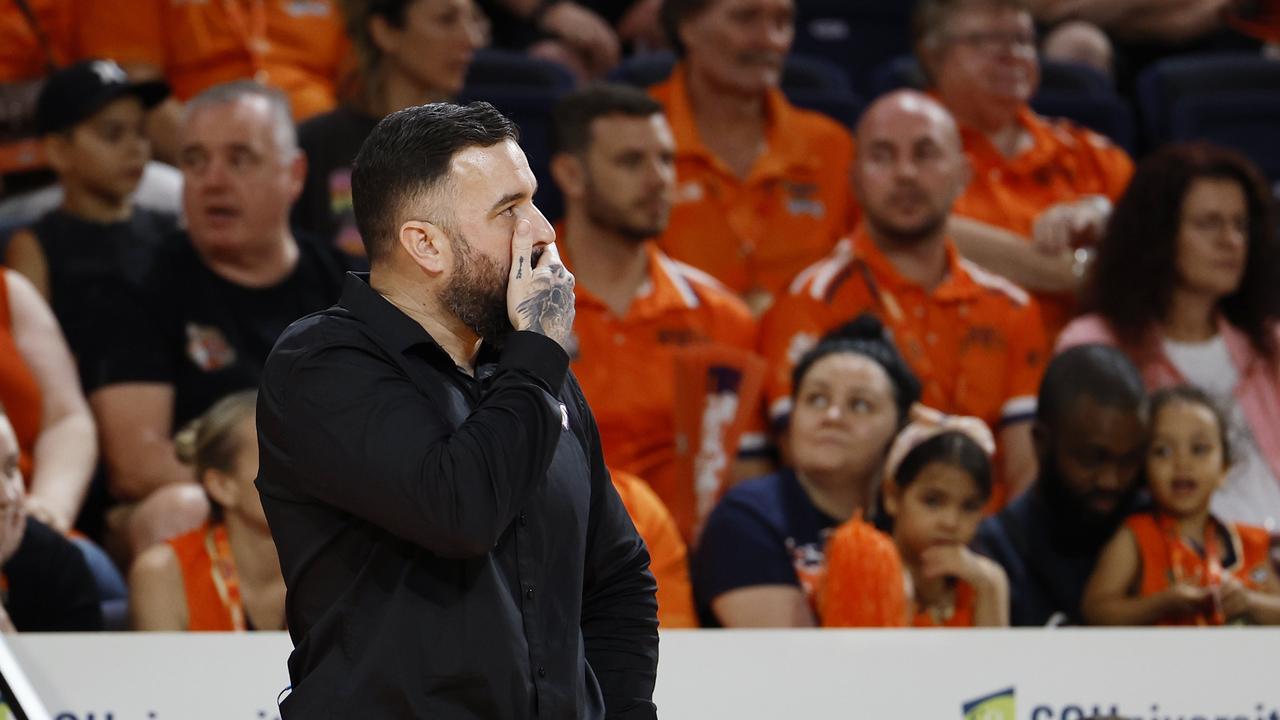 Taipans head coach Adam Forde may have been right to question everyone writing off his team this year. Picture: Brendan Radke