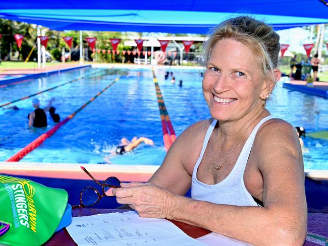 Jacinta Stirrat is the Territory's longest serving swimming coach. Picture: Julianne Osborne