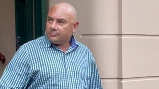 Patrick De Arruda leaving Newtown Local Court on January 31.