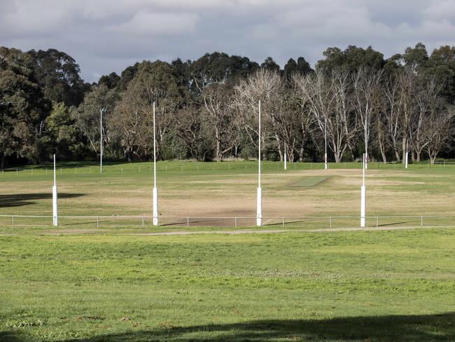 The footy grounds in Heidelberg. Picture: Sarah Matray