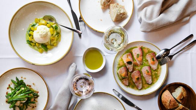 Assorted dishes at Chianti, Hutt St, Adelaide. Picture: Jack Fenby