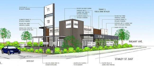 Development plans for a Taco Bell at Strathpine.