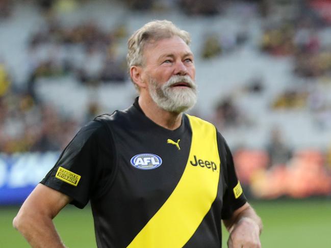 Blame at the MCG in yellow and black in 2021. Picture: Michael Klein