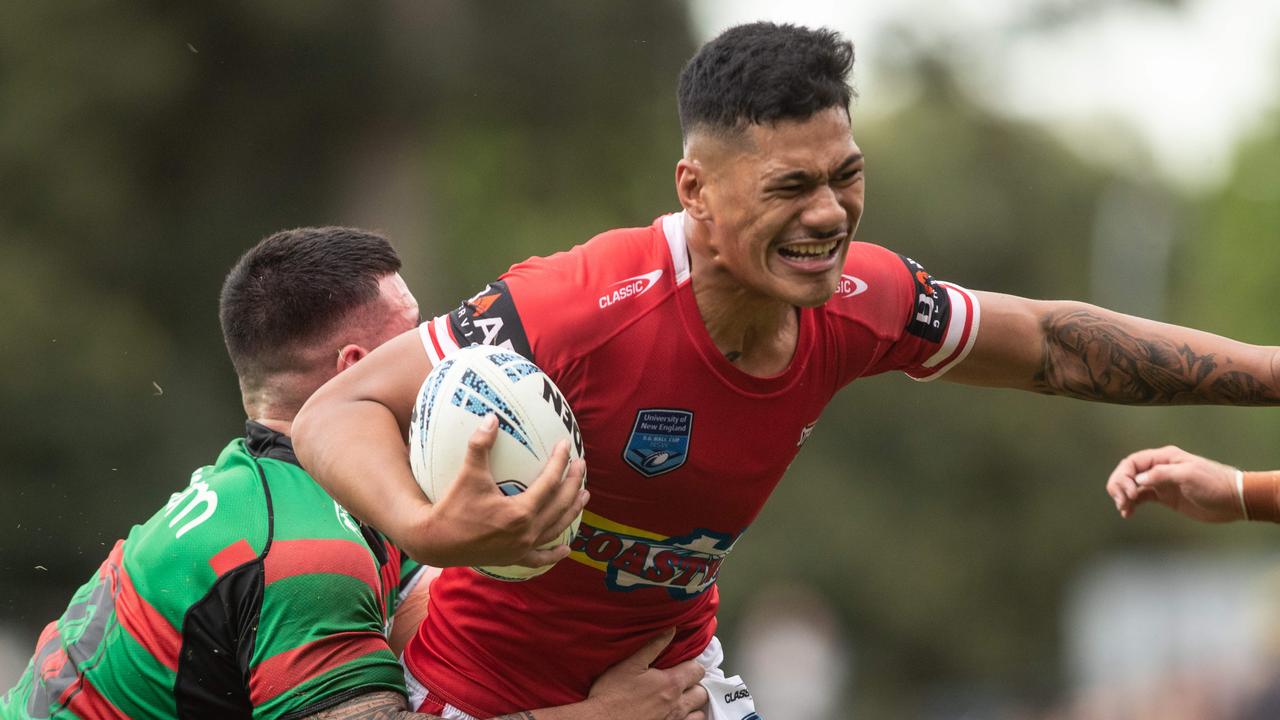 Junior Amone will start in the halves again against the Roosters. Picture: Julian Andrews