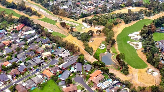 Nigel Satterley, who has already snapped up Kingswood Golf Course, wants to stockpile more land in “dead” Melbourne because property prices will continue to fall.