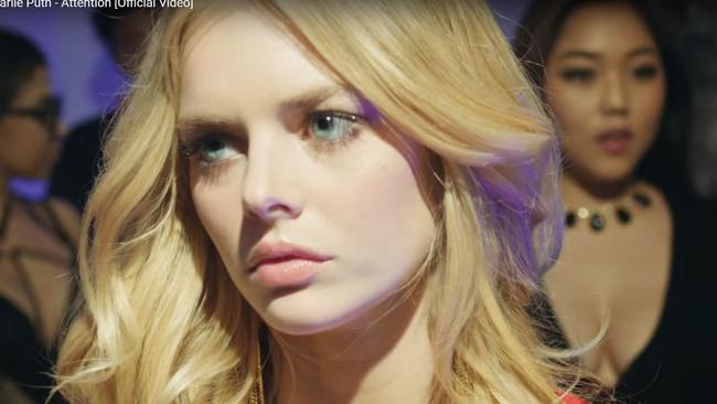 Samara Weaving in the new Charlie Puth video clip. Picture: YouTube