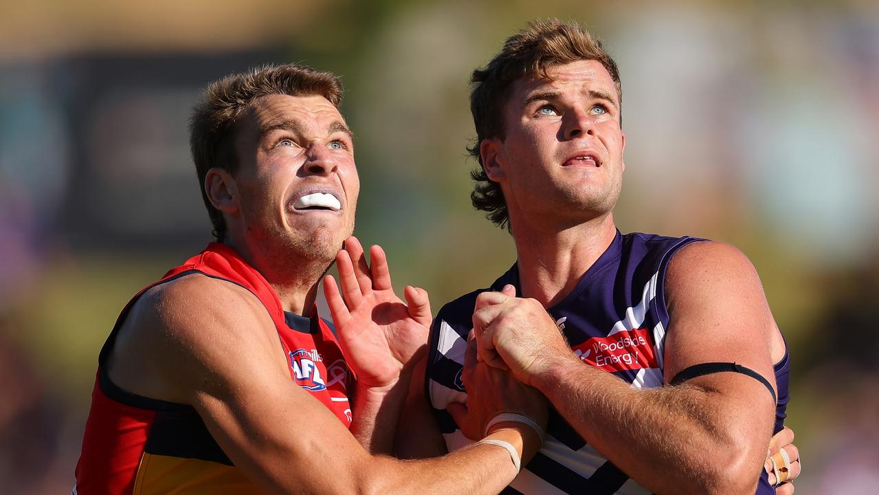 Riley Thilthorpe has been named on the bench for the Crows. (Photo by Paul Kane/Getty Images)