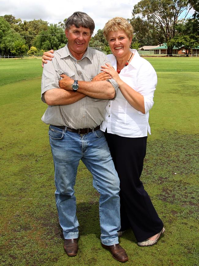 Lyon’s parents Stephen and Bronwyn. 