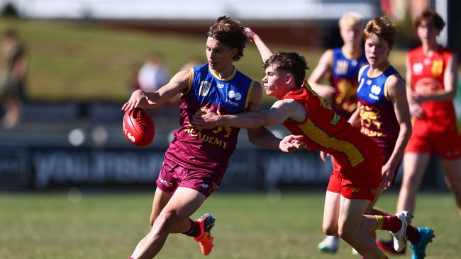 Cooper Hodge is tied to Hawthorn and Brisbane. Picture: Chris Hyde/AFL Photos/via Getty Images