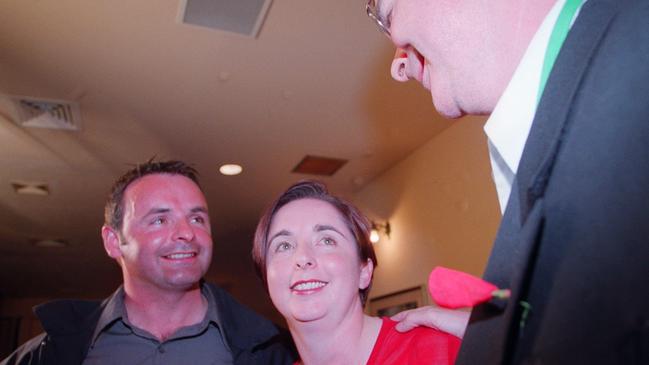 David O’Byrne has a long history of being in the Labor Party alongside his family, including in 2001 at a party in Launceston during the Federal Election in 2001 alongside his sister Michelle O'Byrne, Labor for Bass, and his brother Michael.