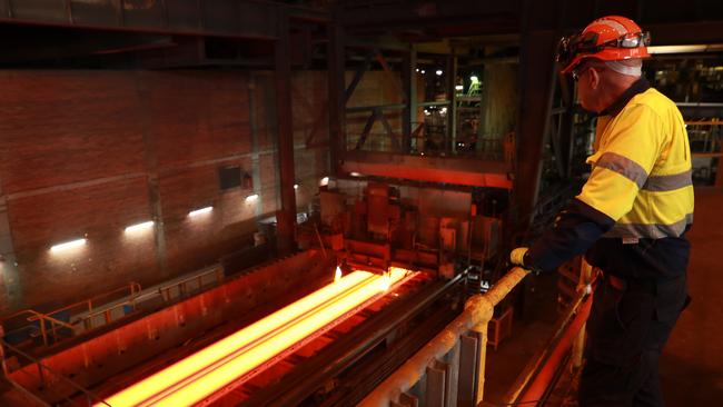 Green hydrogen is still a long way from being used in steel making says BlueScope Steel. Picture: John Feder