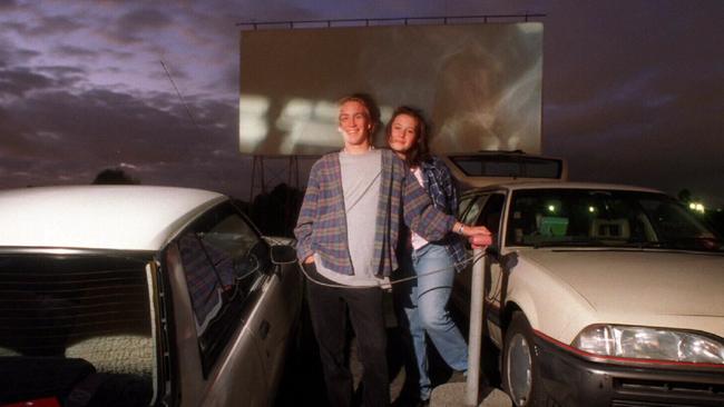 Coburg’s drive-in still going strong in 1996.