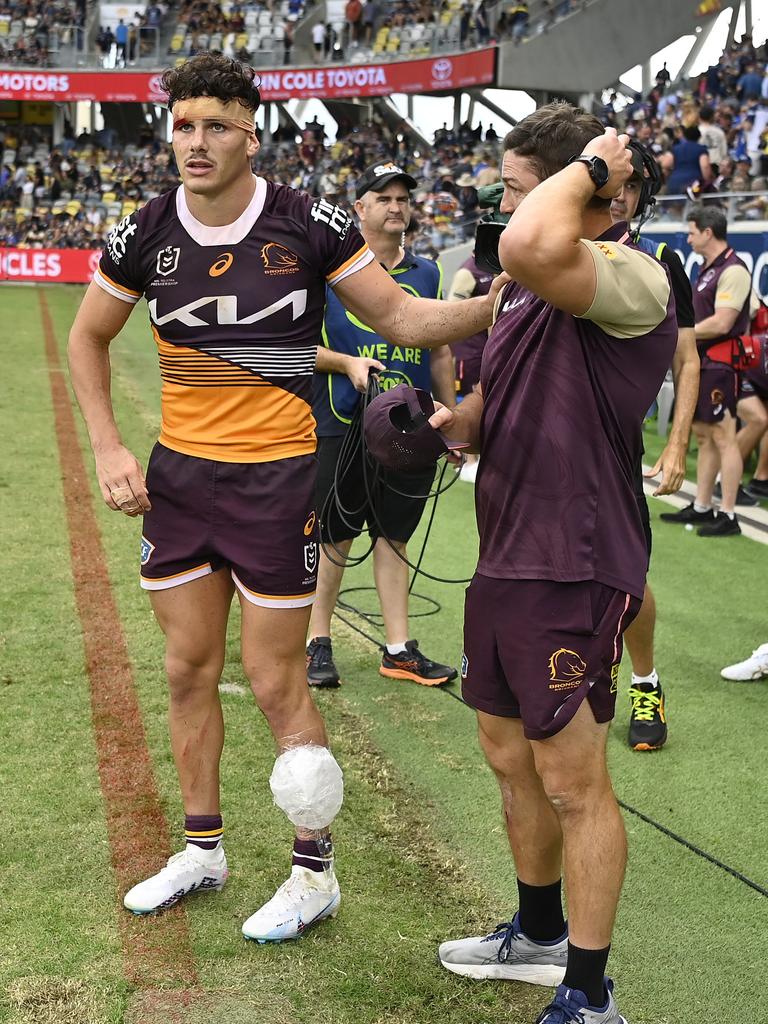 The win came at a cost, with Herbie Farnworth suffering a lower leg injury. Picture: Getty Images.