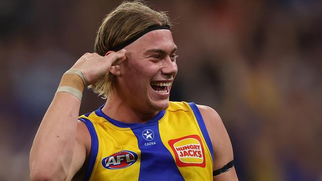 Harley Reid is set to be offered the biggest deal in football history. (Photo by Will Russell/AFL Photos via Getty Images)