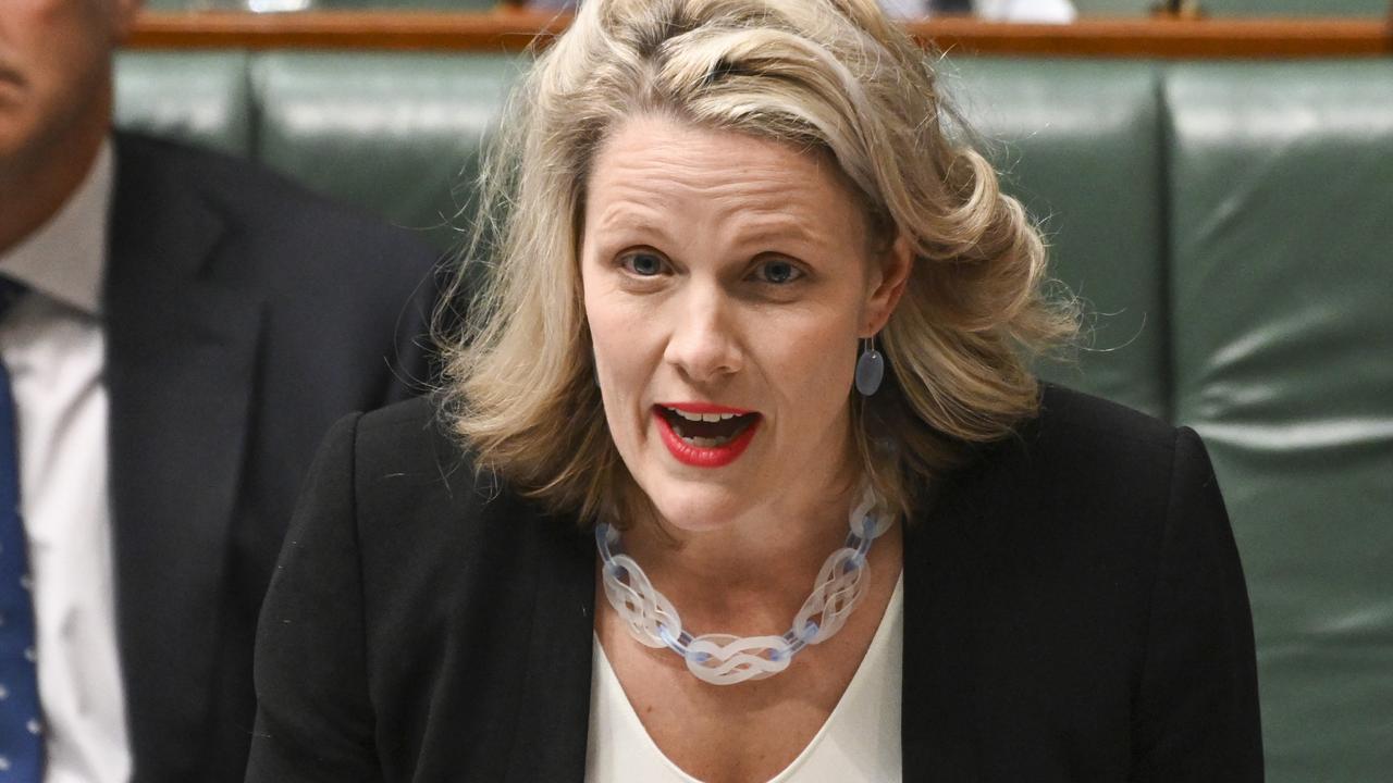 Minister for Home Affairs Clare O'Neil said the hackers were scumbags. Picture: NCA NewsWire / Martin Ollman