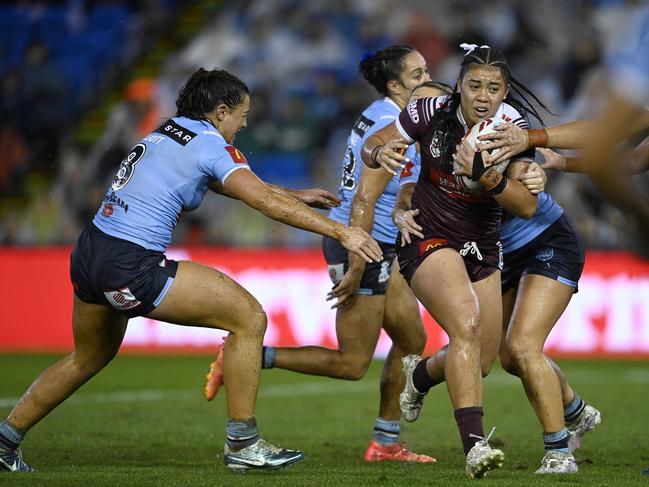 Lofipo has been ruled out of the Game 3 decider with a PCL injury. Picture: NRL Imagery