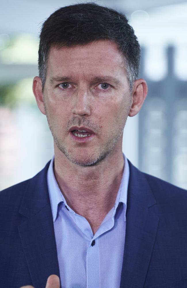 Queensland Transport Minister Mark Bailey defended the government’s decision to block the bonuses and said Mr Strachan’s decision to resign wasn’t something he’d called for. Picture: AAP Image/Aaron Bunch