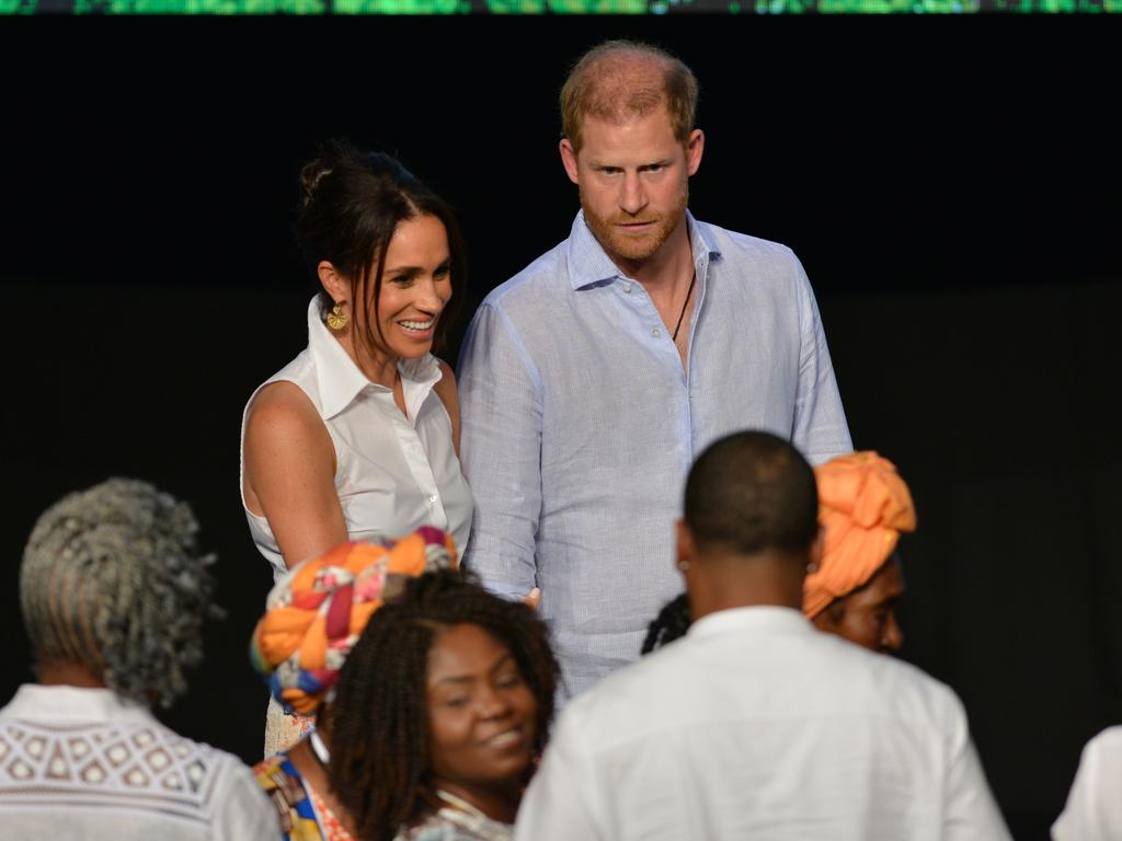 The couple have been on a four-day tour of Colombia. Picture: Getty Images