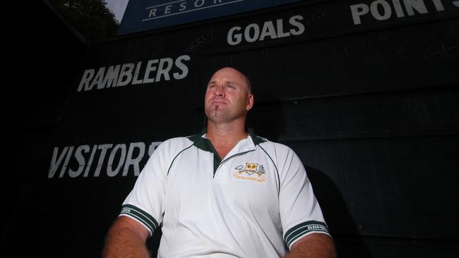 Scott Hodges at the Seaton Ramblers Football Club. Picture: Luke Hemer