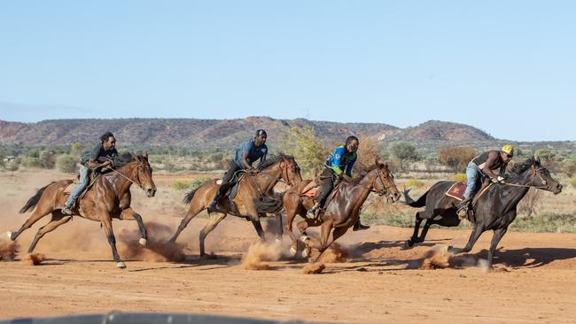 The Santa Teresa horse races on Sunday. Picture: Liam Mendes